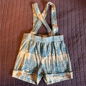 Kate Quinn Suspender Shorts | Sasquatch | 12-18m